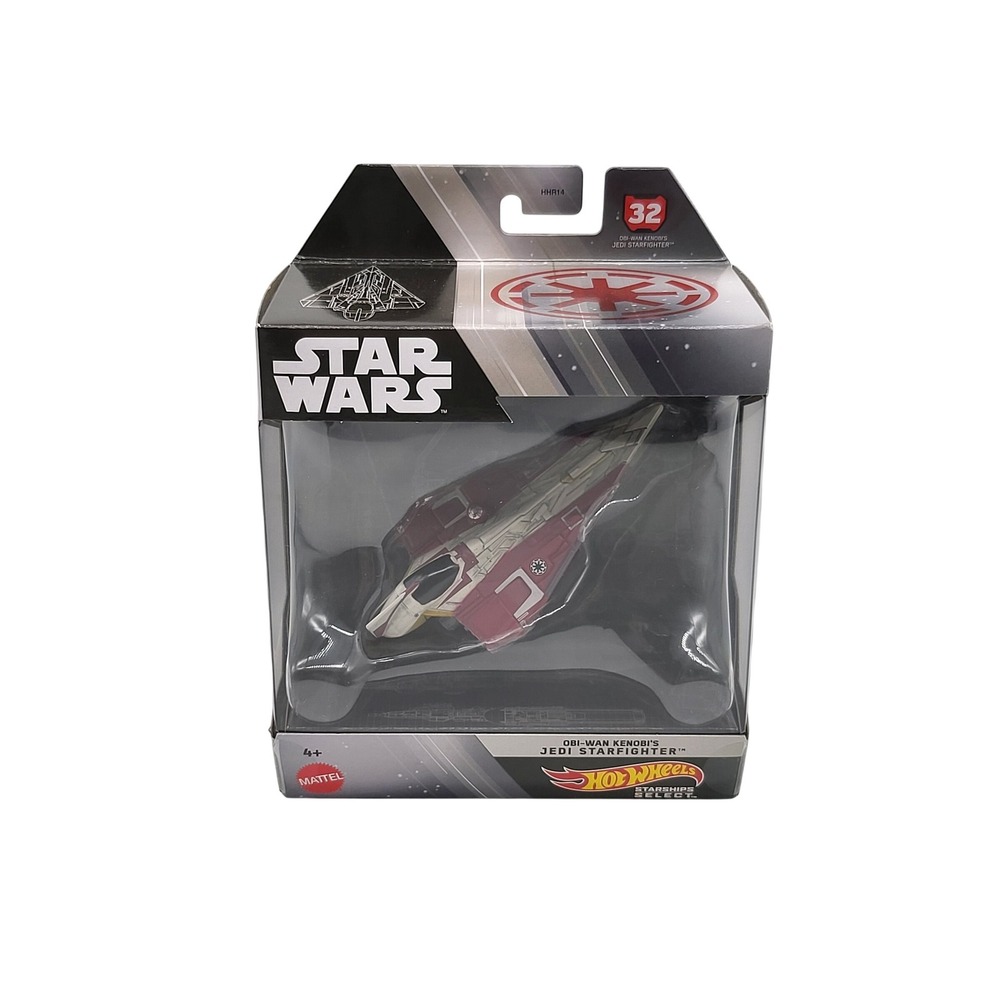Hot Wheels Star Wars Obi Wan Kenobis Jedi Starfighter Diecast Ship‎ 32